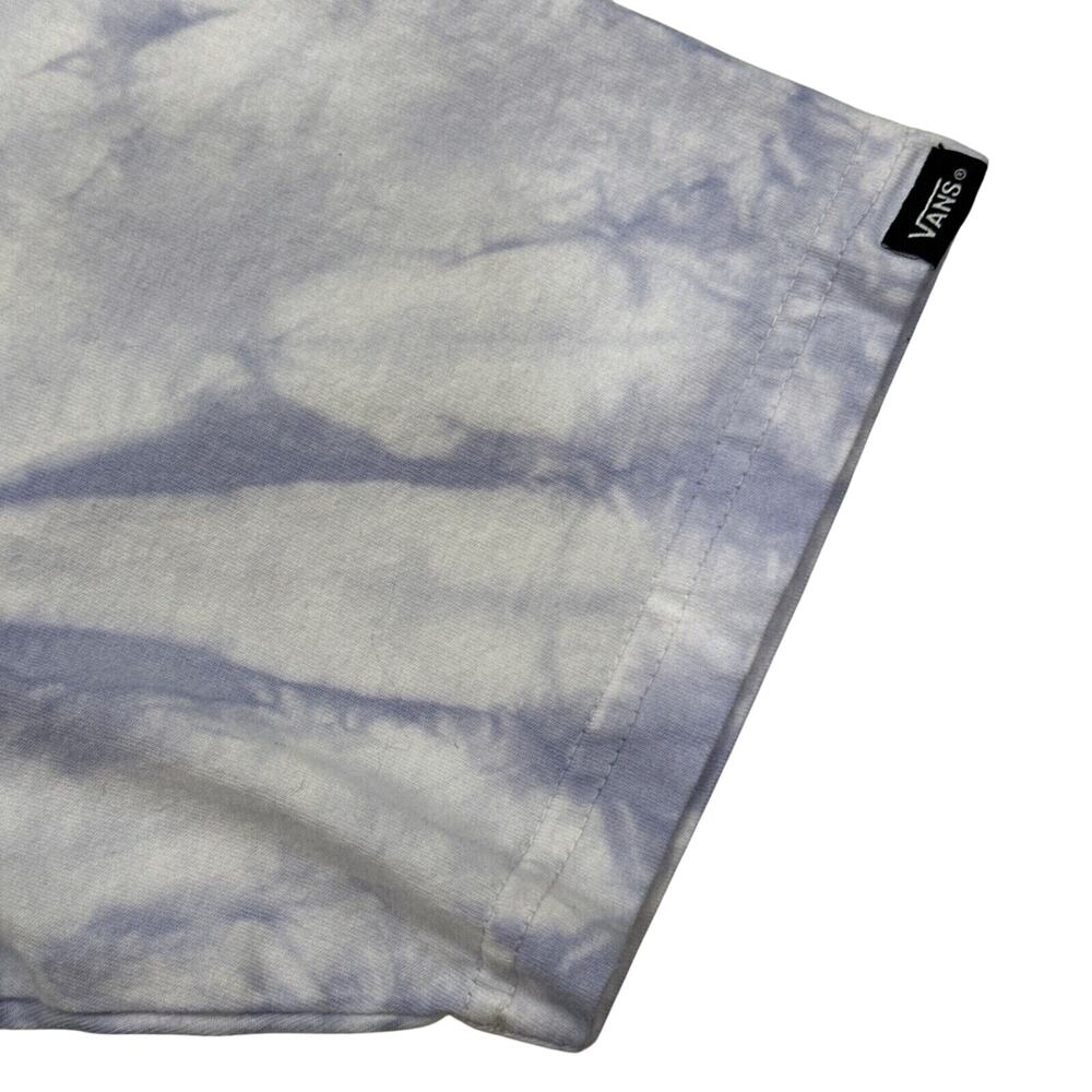 Vans Off The Wall Mens Small Peaked Tie Dye Tee Screen Print Graphic Classic Fit - Picture 6 of 9